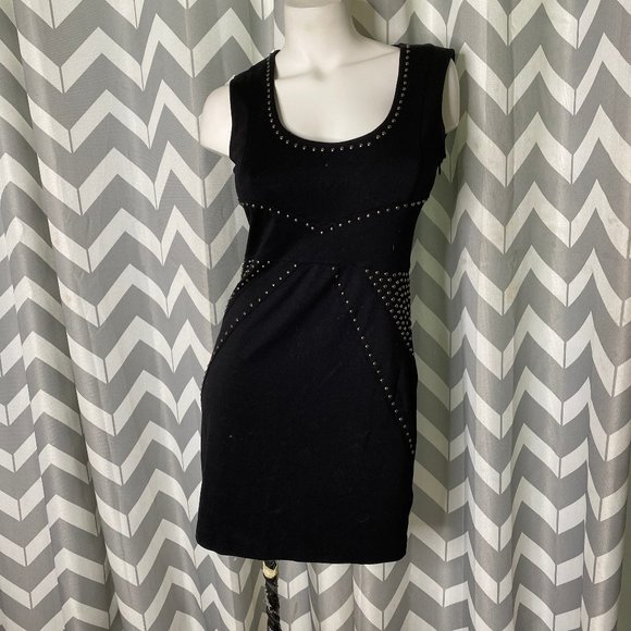 Rock & Republic Dresses & Skirts - ROCK & REPUBLIC black studded cocktail sleeveless dress